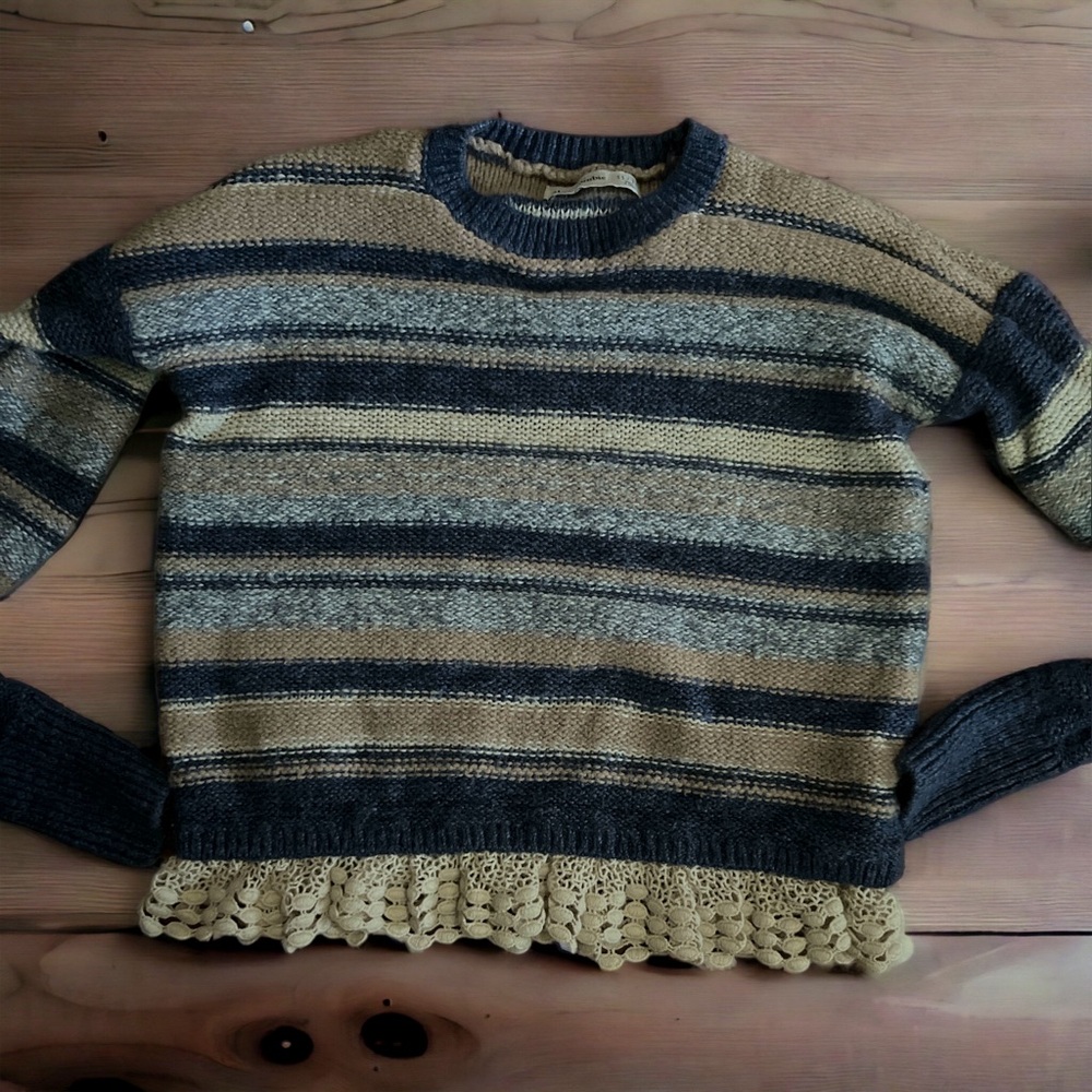 Abercrombie Striped Sweater 11/12 Girls